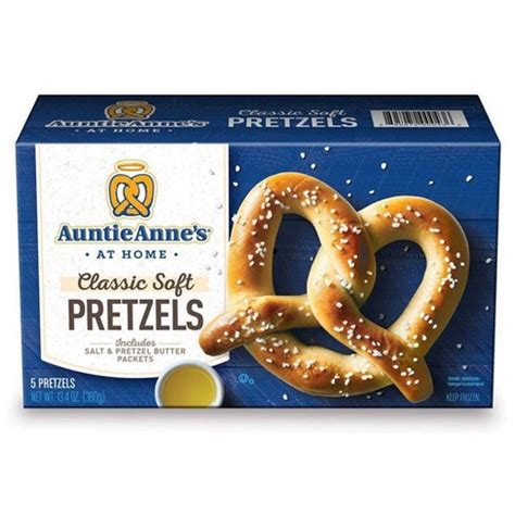 Spreadbrush butter onto hot pretzel and sprinkle salt. . Annes pretzels near me